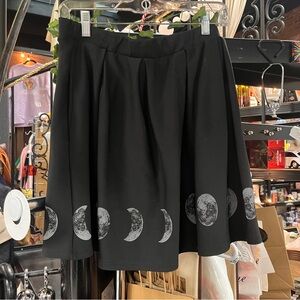 Lunar Eclipse Black Mini Skirt
